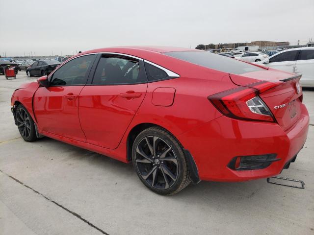 2HGFC2F88LH520118 - 2020 HONDA CIVIC SPOR RED photo 2