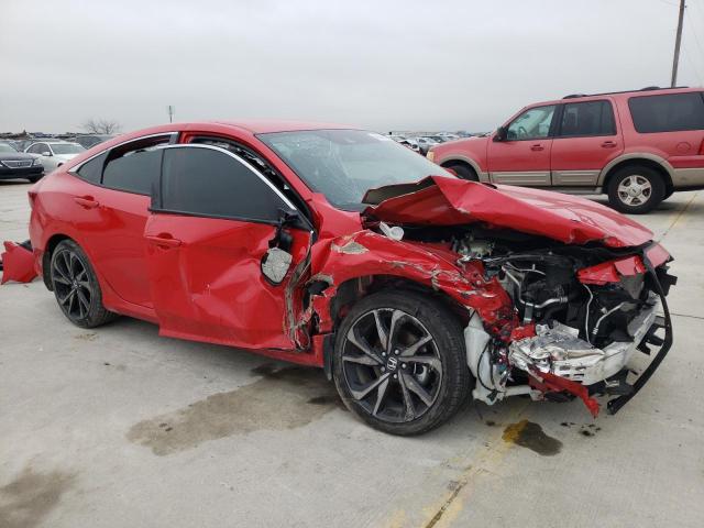 2HGFC2F88LH520118 - 2020 HONDA CIVIC SPOR RED photo 4