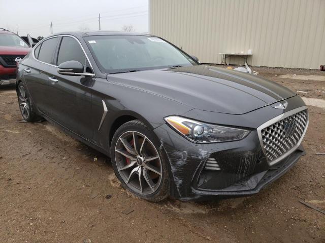 KMTG74LE1KU024099 - 2019 GENESIS G70 ELITE GRAY photo 4