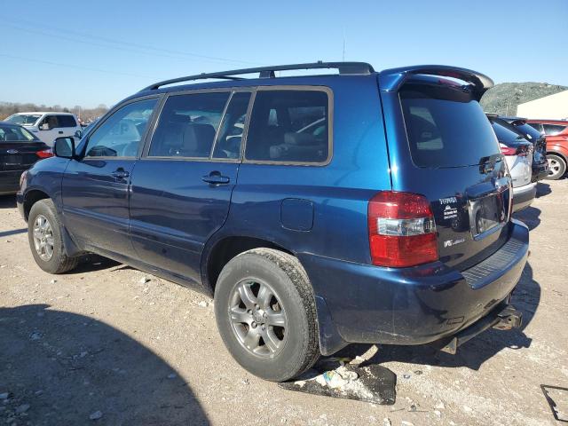 JTEEP21A070215470 - 2007 TOYOTA HIGHLANDER SPORT BLUE photo 2