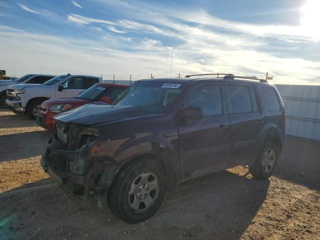 5FNYF4H2XFB047819 - 2015 HONDA PILOT LX BURGUNDY photo 1