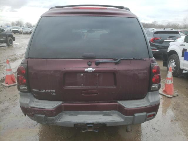 1GNET16SX66106660 - 2006 CHEVROLET TRAILBLAZE EXT LS MAROON photo 6