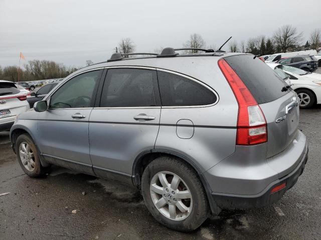 JHLRE38767C002715 - 2007 HONDA CR-V EXL GRAY photo 2