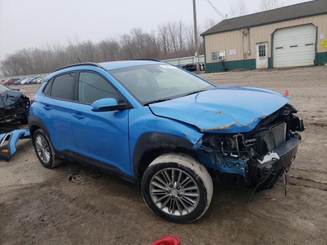 KM8K22AA0MU616734 - 2021 HYUNDAI KONA SEL BLUE photo 4