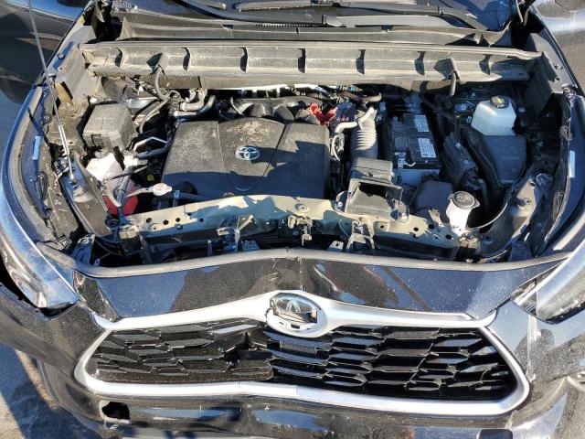 5TDGZRBH8MS528092 - 2021 TOYOTA HIGHLANDER XLE BLACK photo 12