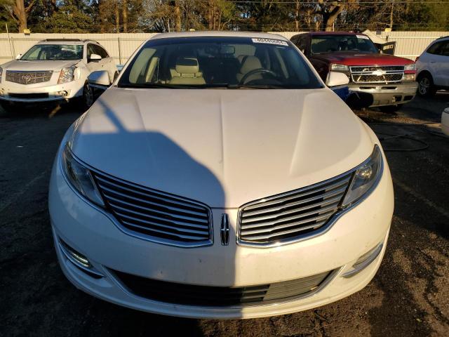 3LN6L2G95GR606269 - 2016 LINCOLN MKZ WHITE photo 5