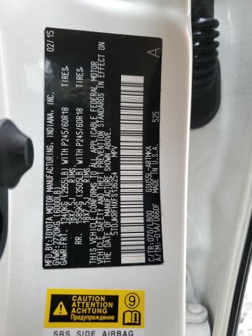 5TDJKRFHXFS136254 - 2015 TOYOTA HIGHLANDER XLE Ağ foto 13