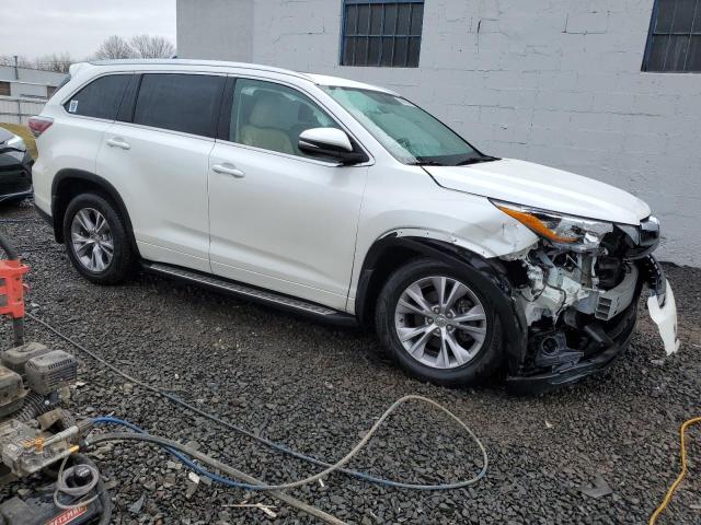 5TDJKRFHXFS136254 - 2015 TOYOTA HIGHLANDER XLE WHITE photo 4