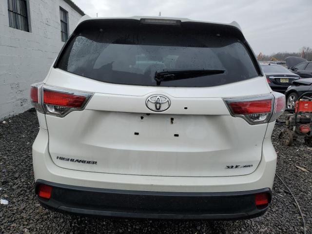 5TDJKRFHXFS136254 - 2015 TOYOTA HIGHLANDER XLE Ağ foto 6