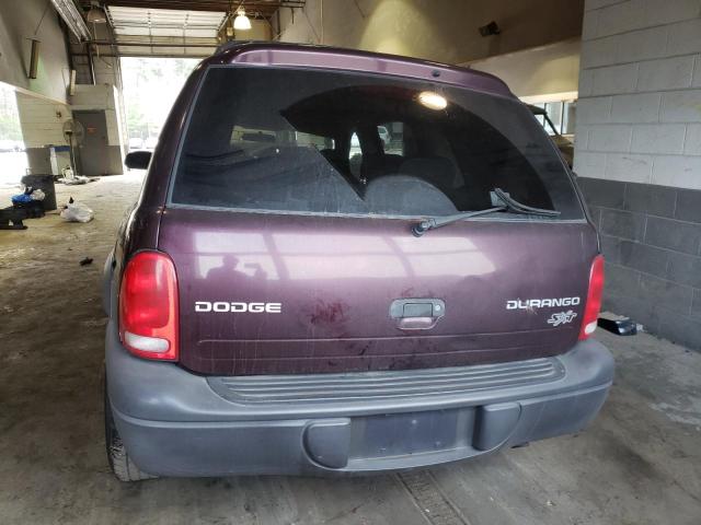 1D4HS38N83F625541 - 2003 DODGE DURANGO SPORT BURGUNDY photo 6