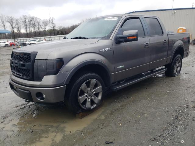 1FTFW1ET5CFB61320 - 2012 FORD F150 SUPERCREW GRAY photo 1