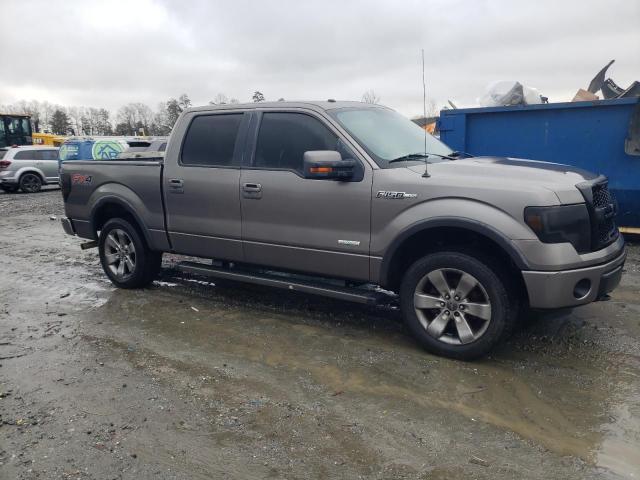 1FTFW1ET5CFB61320 - 2012 FORD F150 SUPERCREW GRAY photo 4