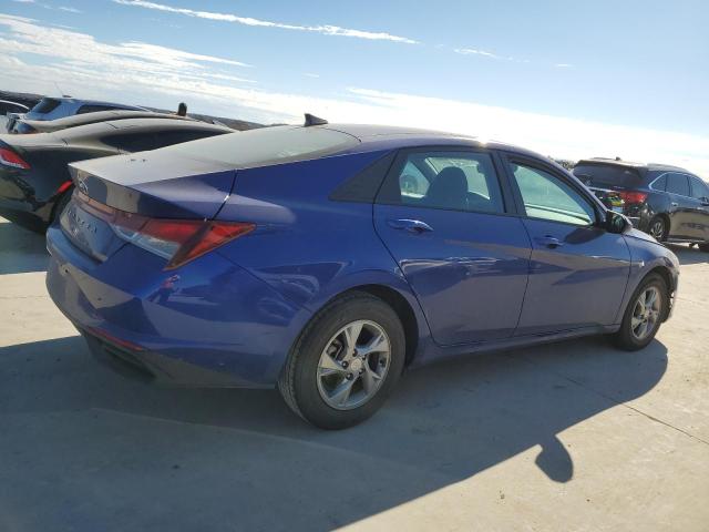 5NPLL4AG9MH053022 - 2021 HYUNDAI ELANTRA SE BLUE photo 3