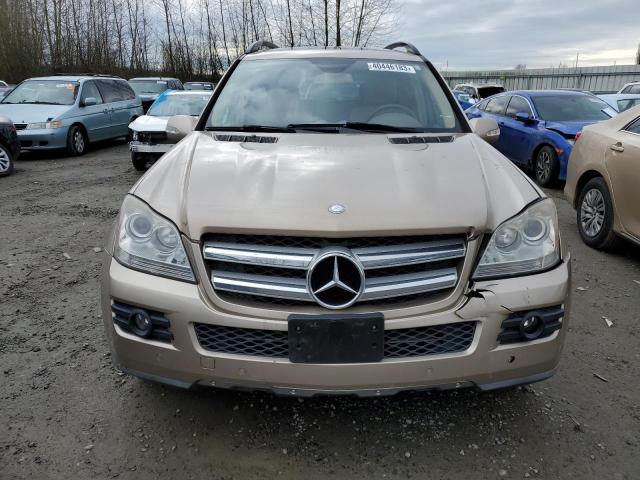 4JGBF71E67A231771 - 2007 MERCEDES-BENZ GL 450 4MATIC BEIGE photo 5