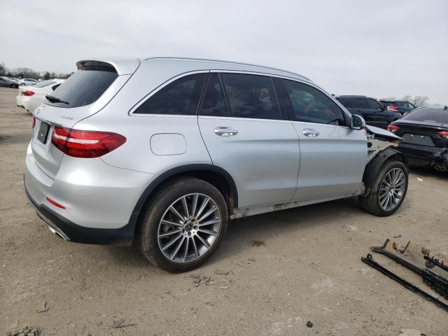 WDC0G4KB7JV082812 - 2018 MERCEDES-BENZ GLC 300 4MATIC SILVER photo 3