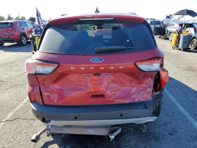 1FMCU9H61MUA65433 - 2021 FORD ESCAPE SEL RED photo 6