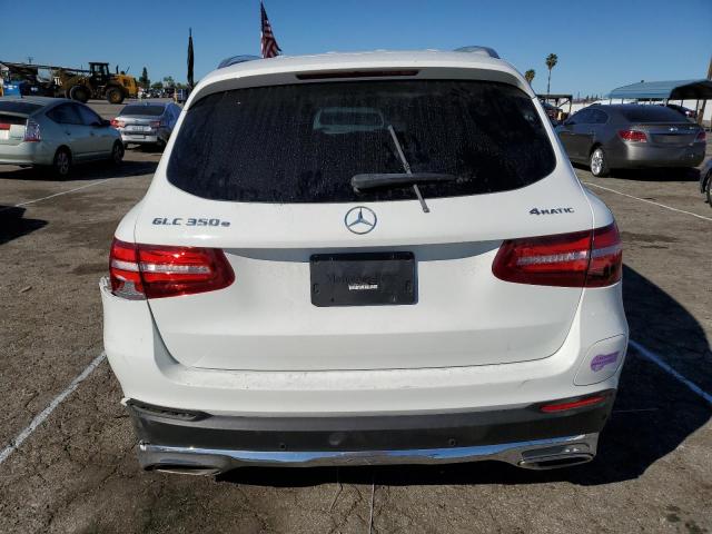 WDC0G5EB9KF605616 - 2019 MERCEDES-BENZ GLC 350E WHITE photo 6