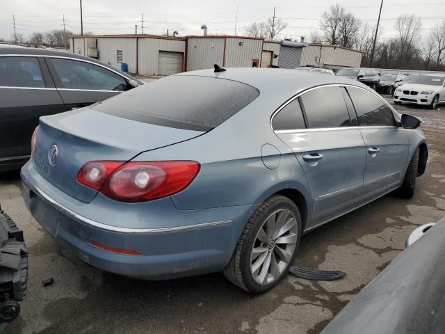 WVWHN7AN8BE726105 - 2011 VOLKSWAGEN CC LUXURY BLUE photo 3