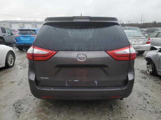 5TDZZ3DCXKS972286 - 2019 TOYOTA SIENNA GRAY photo 6