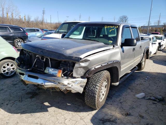 2GCEK13V371178514 - 2007 CHEVROLET SILVERADO K1500 CLASSIC CREW CAB SILVER photo 1