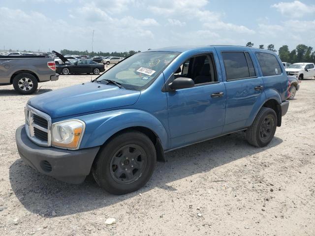 1D4HB38N54F186977 - 2004 DODGE DURANGO ST BLUE photo 1