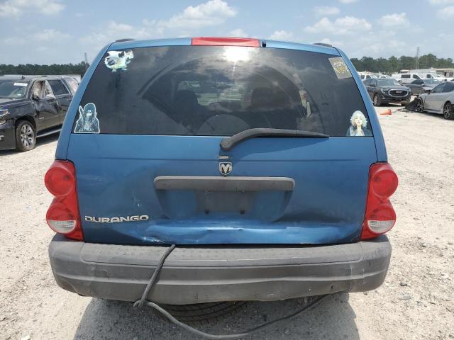 1D4HB38N54F186977 - 2004 DODGE DURANGO ST BLUE photo 6