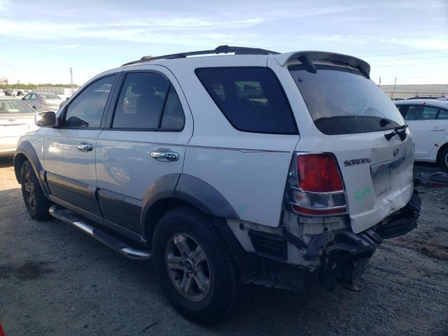 KNDJD733935098668 - 2003 KIA SORENTO EX WHITE photo 2