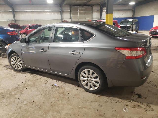 3N1AB7AP8FL676830 - 2015 NISSAN SENTRA S GRAY photo 2