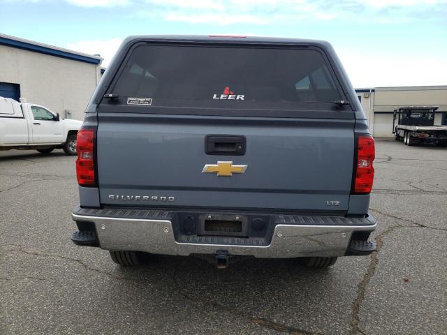 3GCUKSECXFG331361 - 2015 CHEVROLET SILVERADO BLUE photo 6