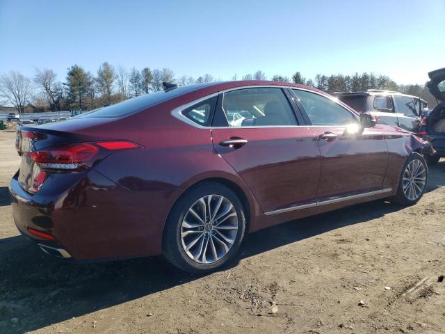 KMHGN4JE1FU101370 - 2015 HYUNDAI GENESIS 3.8L RED photo 3