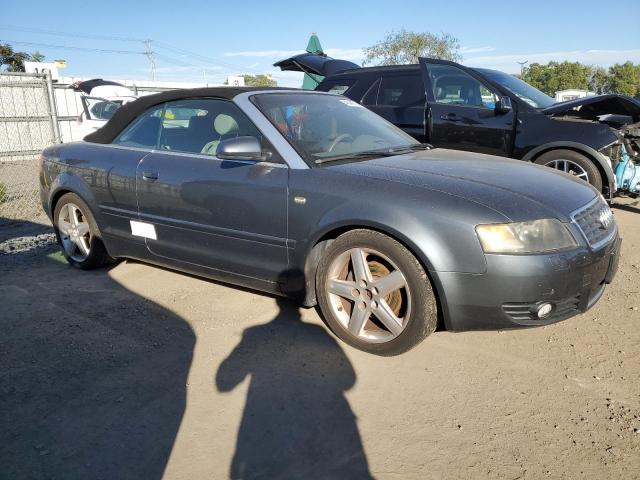 WAUAC48H36K009203 - 2006 AUDI A4 1.8 CABRIOLET GRAY photo 4