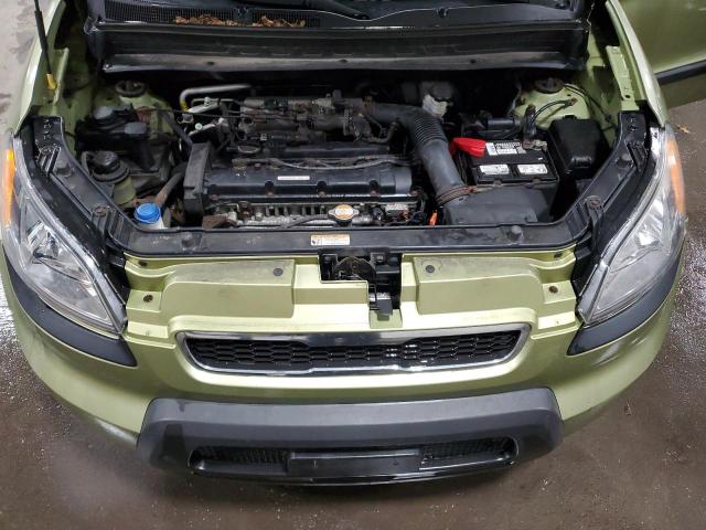 KNDJT2A23A7193714 - 2010 KIA SOUL + GREEN photo 11