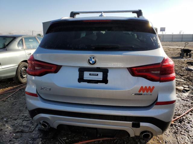5UXTS1C09M9H89146 - 2021 BMW X3 XDRIVE30E SILVER photo 6