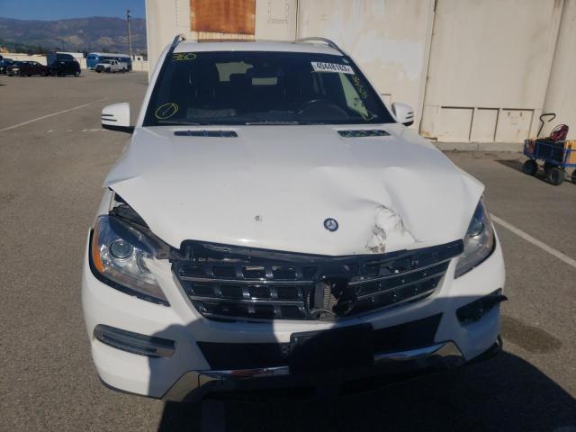 4JGDA5HB3FA578867 - 2015 MERCEDES-BENZ ML 350 4MATIC WHITE photo 5