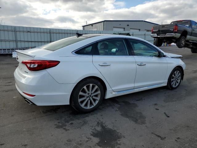 5NPE34AF1GH351973 - 2016 HYUNDAI SONATA SPORT WHITE photo 3