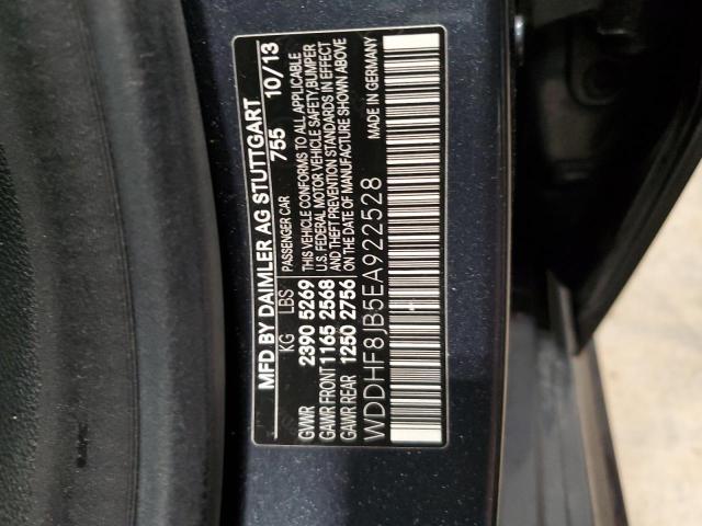 WDDHF8JB5EA922528 - 2014 MERCEDES-BENZ E 350 4MATIC CHARCOAL photo 12