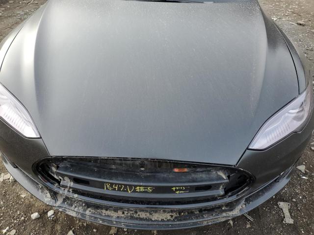 5YJSA1CP5DFP19871 - 2013 TESLA MODEL S შავი ფოტო 11