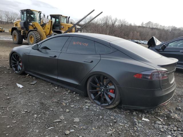 5YJSA1CP5DFP19871 - 2013 TESLA MODEL S შავი ფოტო 2
