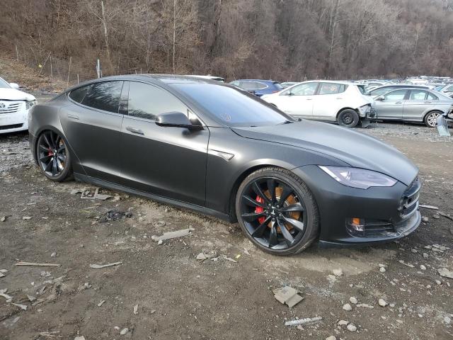 5YJSA1CP5DFP19871 - 2013 TESLA MODEL S BLACK photo 4