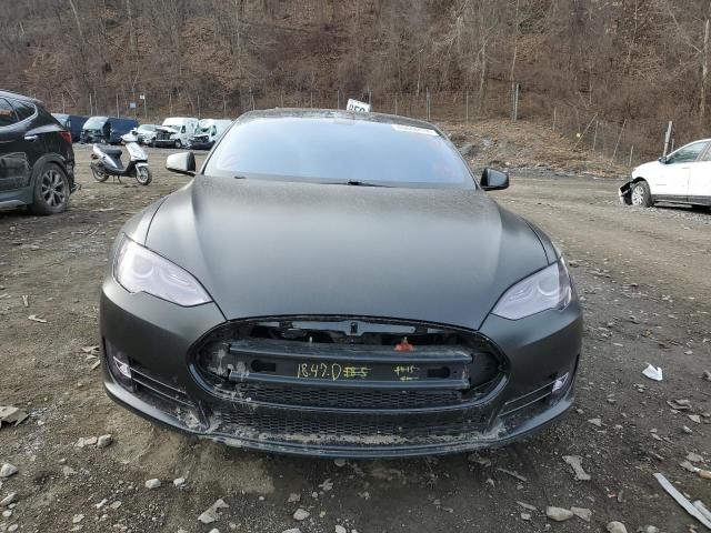 5YJSA1CP5DFP19871 - 2013 TESLA MODEL S შავი ფოტო 5