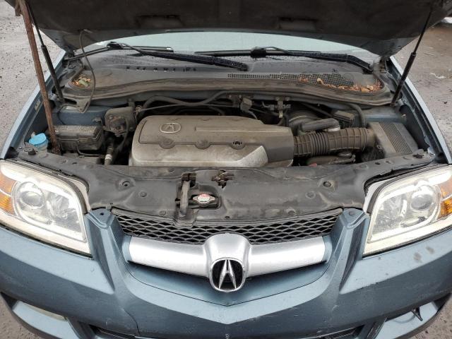 2HNYD18815H528635 - 2005 ACURA MDX TOURING BLUE photo 12