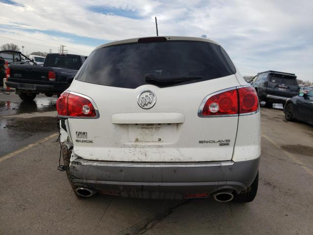 5GALVCED9AJ136202 - 2010 BUICK ENCLAVE CXL WHITE photo 6