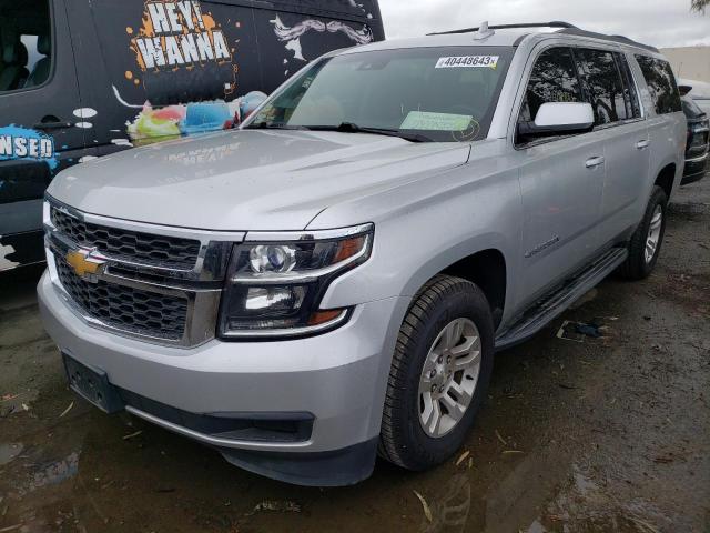 1GNSKHKC7HR183260 - 2017 CHEVROLET SUBURBAN K1500 LT SILVER photo 1