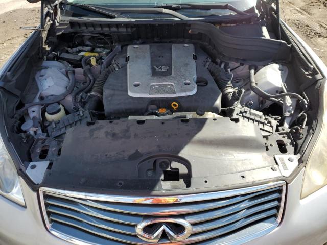 JNKAJ09E38M306175 - 2008 INFINITI EX35 BASE SILVER photo 12