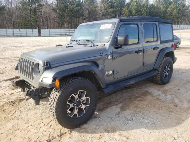 1C4HJXDN9JW329471 - 2018 JEEP WRANGLER U SPORT GRAY photo 1