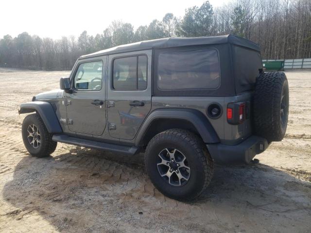 1C4HJXDN9JW329471 - 2018 JEEP WRANGLER U SPORT ნაცრისფერი ფოტო 2