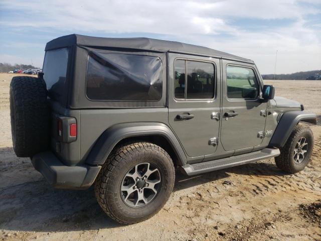 1C4HJXDN9JW329471 - 2018 JEEP WRANGLER U SPORT GRAY photo 3