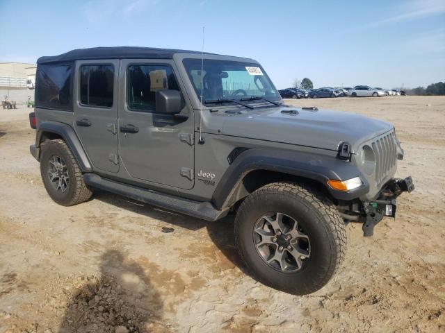 1C4HJXDN9JW329471 - 2018 JEEP WRANGLER U SPORT ნაცრისფერი ფოტო 4