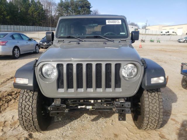 1C4HJXDN9JW329471 - 2018 JEEP WRANGLER U SPORT GRAY photo 5