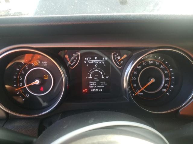 1C4HJXDN9JW329471 - 2018 JEEP WRANGLER U SPORT ნაცრისფერი ფოტო 9